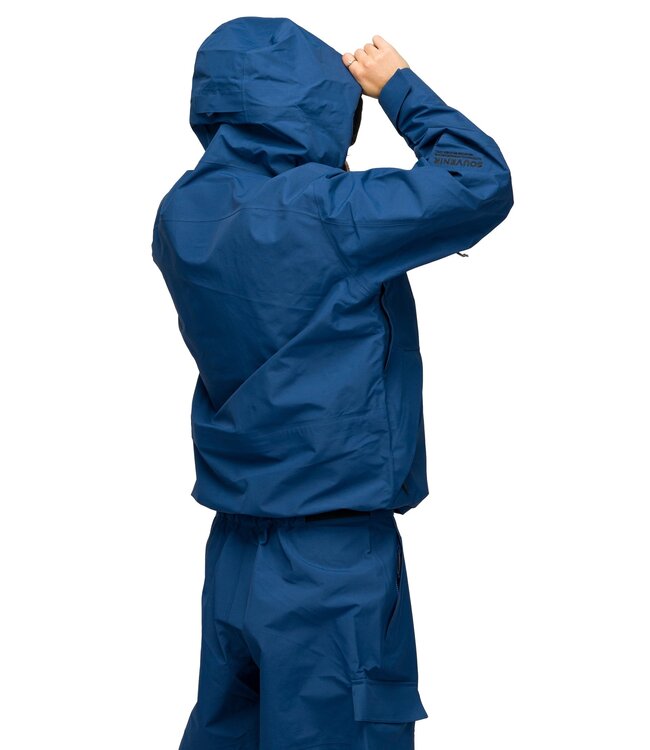 SOUVENIR 3 PLY RIPSTOP JACKET PETROL BLUE 2027