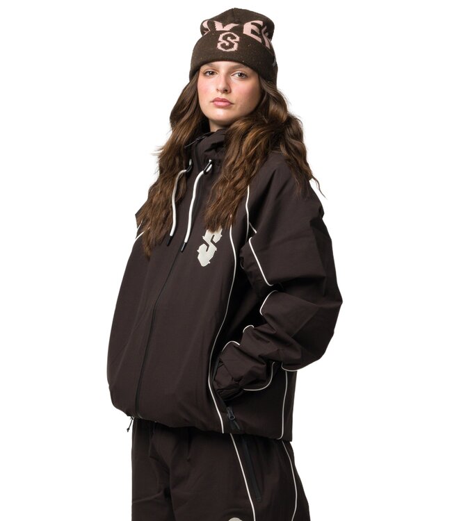 SOUVENIR INSULATED TRACK JACKET COCOA 2027