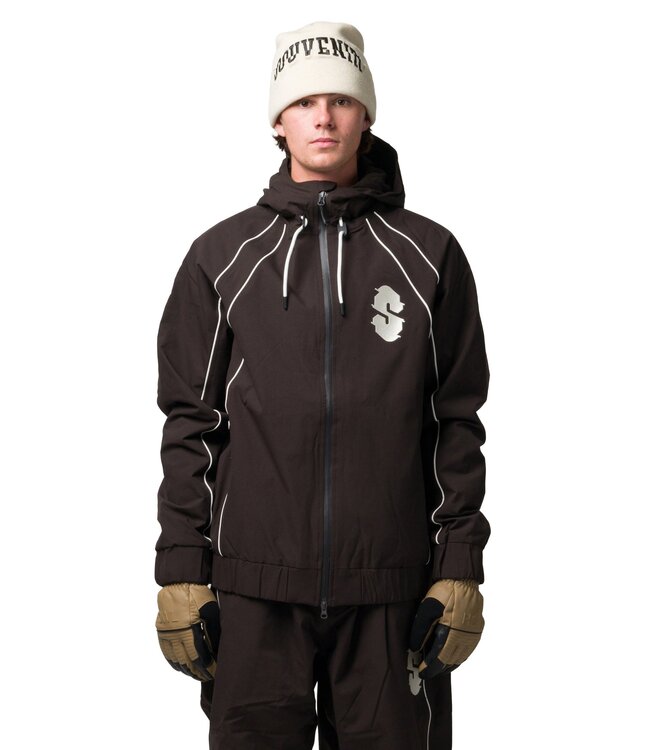 SOUVENIR INSULATED TRACK JACKET COCOA 2027