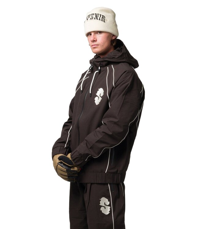 SOUVENIR INSULATED TRACK JACKET COCOA 2027