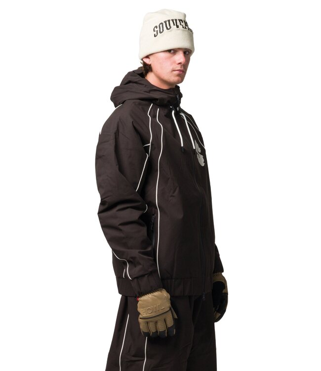 SOUVENIR INSULATED TRACK JACKET COCOA 2027