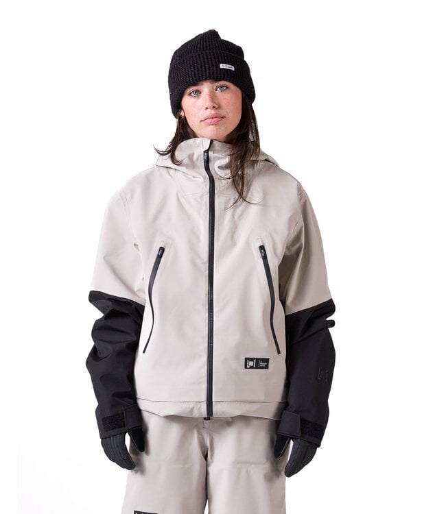 L1 MENS LIGHTHOUSE JACKET PALE GREY/BLACK 2027