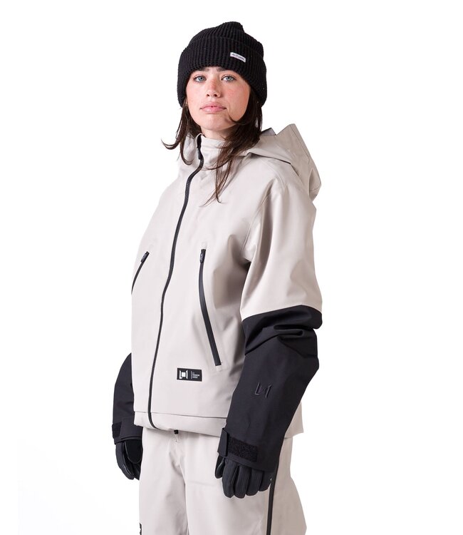L1 MENS LIGHTHOUSE JACKET PALE GREY/BLACK 2027