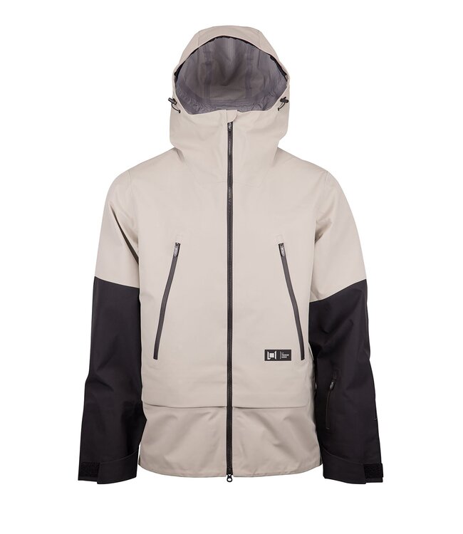L1 MENS LIGHTHOUSE JACKET PALE GREY/BLACK 2027