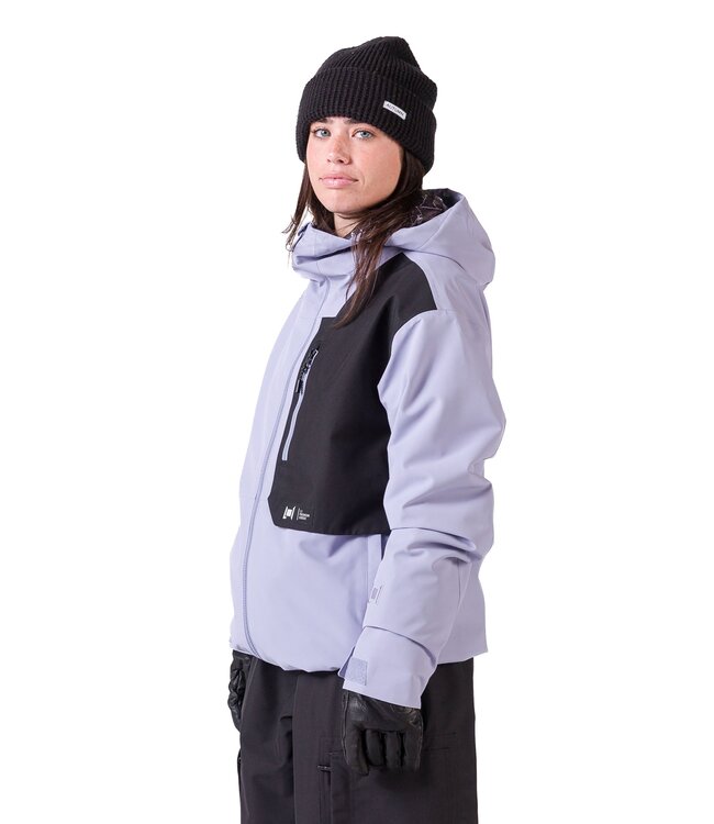 L1 WOMENS FAIRFIELD JACKET PALE LAVENDER/BLACK 2027