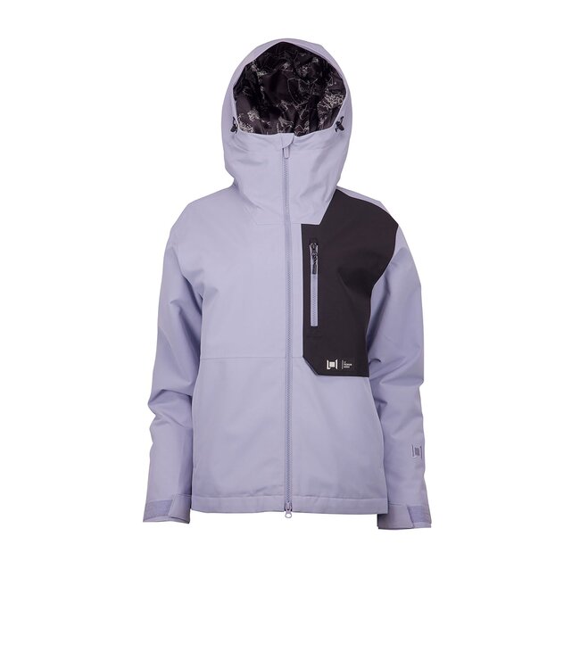 L1 WOMENS FAIRFIELD JACKET PALE LAVENDER/BLACK 2027