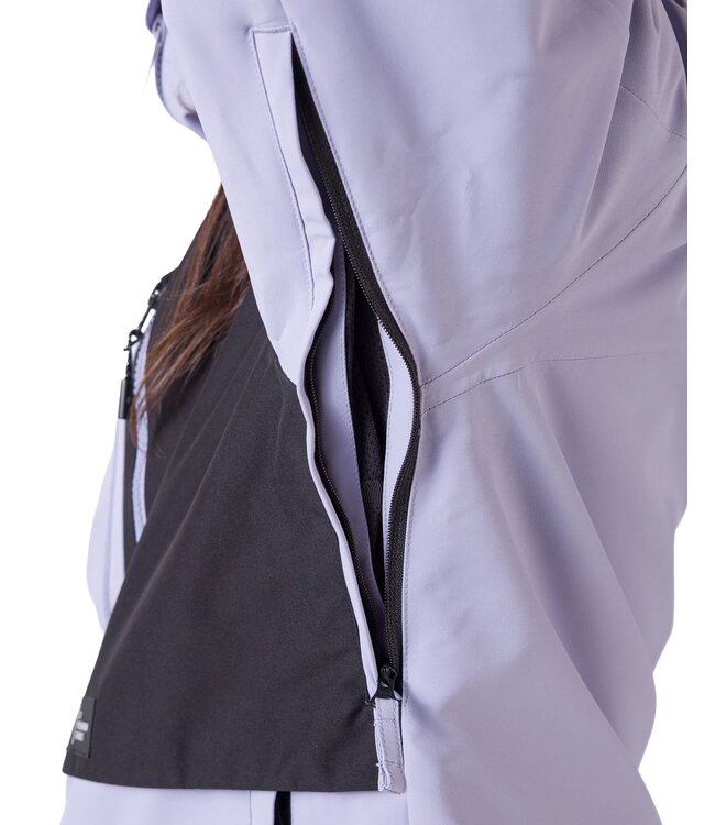 L1 WOMENS FAIRFIELD JACKET PALE LAVENDER/BLACK 2027