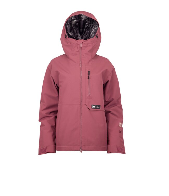 L1 WOMENS FAIRFIELD JACKET BURNT ROSE-BM 2027