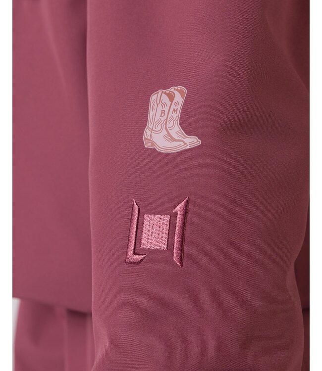 L1 WOMENS FAIRFIELD JACKET BURNT ROSE-BM 2027