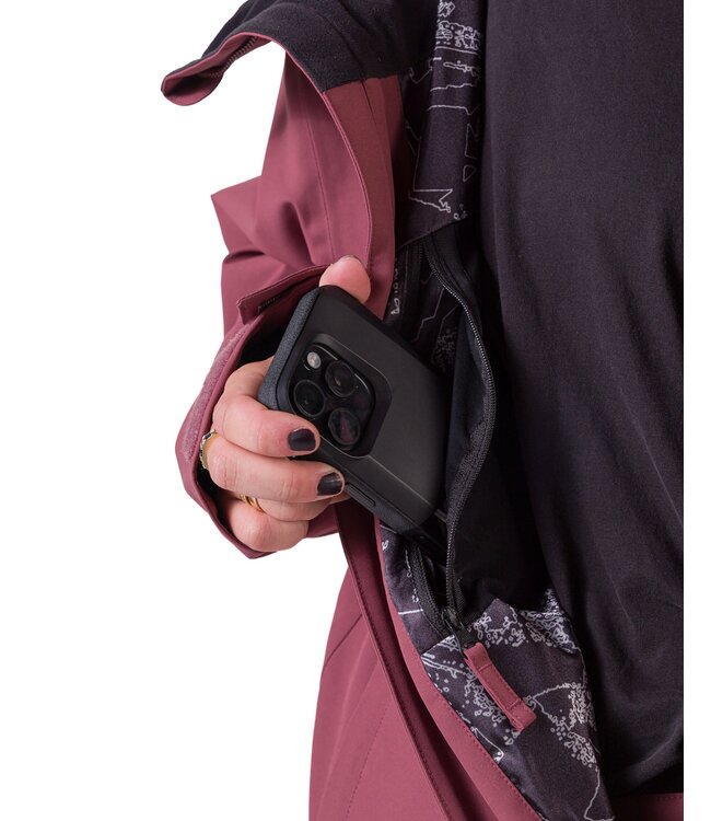 L1 WOMENS FAIRFIELD JACKET BURNT ROSE-BM 2027