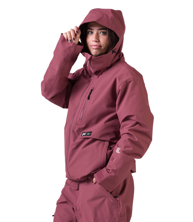 L1 WOMENS FAIRFIELD JACKET BURNT ROSE-BM 2027