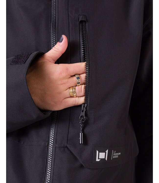 L1 WOMENS FAIRFIELD JACKET BLACK 2027