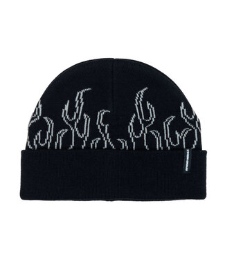 BEYOND MEDALS BEYOND MEDALS MENS 00S FLAME BEANIE BLACK 2027