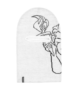 BEYOND MEDALS BEYOND MEDALS MENS JACQUARD KNIT BALACLAVA ANGEL WHITE 2027