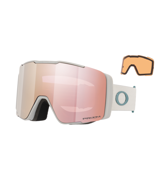 OAKLEY LINE MINER PRO M GOGGLE MATTE COOL GREY w/ PRIZM ROSE GOLD + PRIZM PERSIMMON 2027