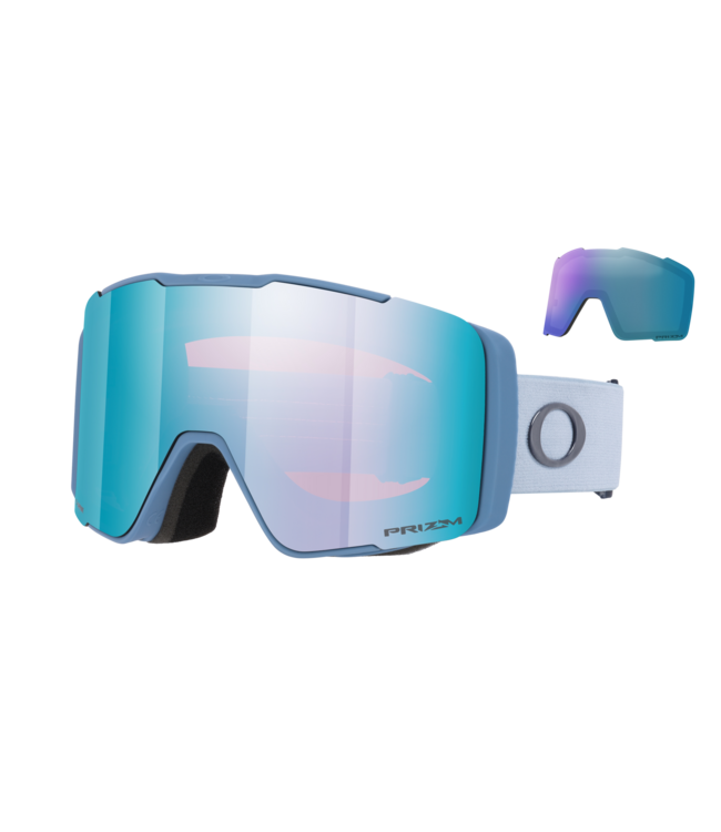 OAKLEY LINE MINER PRO M GOGGLE MATTE LIGHT BLUE w/ PRIZM SAPPHIRE + PRIZM ICED 2027