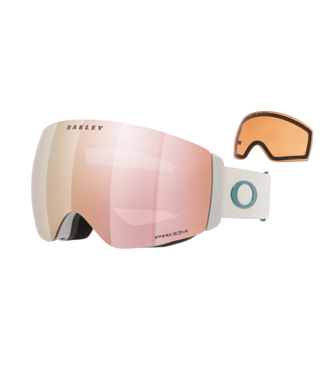 OAKLEY FLIGHT DECK PRO M GOGGLE COOL GREY w/ PRIZM ROSE GOLD + PRIZM PERSIMMON 2027