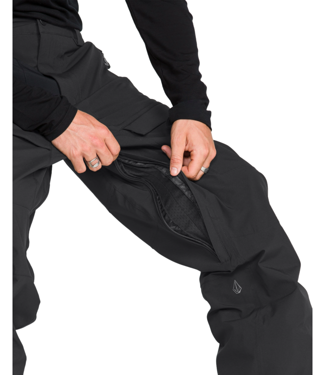 VOLCOM MENS RNGE STRETCH 30K PANTS BLACK 2027