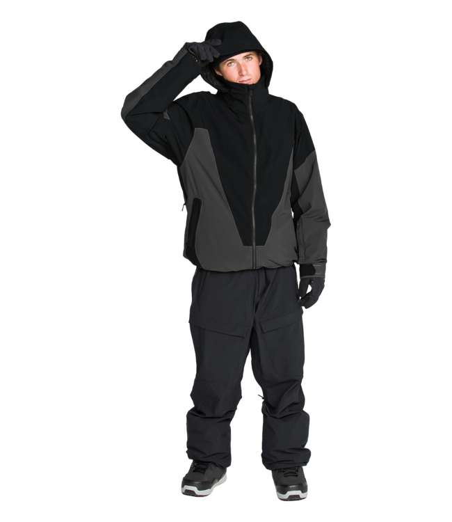 VOLCOM MENS RNGE STRETCH 30K JACKET BLACK 2027