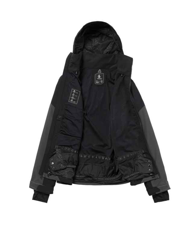 VOLCOM MENS RNGE STRETCH 30K JACKET BLACK 2027