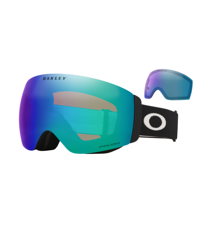 OAKLEY FLIGHT DECK PRO M GOGGLE MATTE BLACK w/ PRIZM ARGON + PRIZM ICED 2027