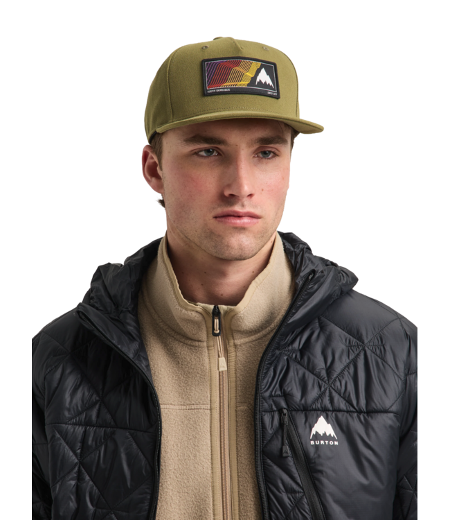 BURTON MENS ELMORE HAT DRIED MOSS