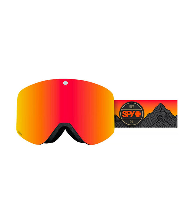 SPY MARAUDER GOGGLE MTN SCAPE DUSK ORANGE w/ HAPPY BRONZE RED MIRROR + HAPPY LUMALENS PINK 2027