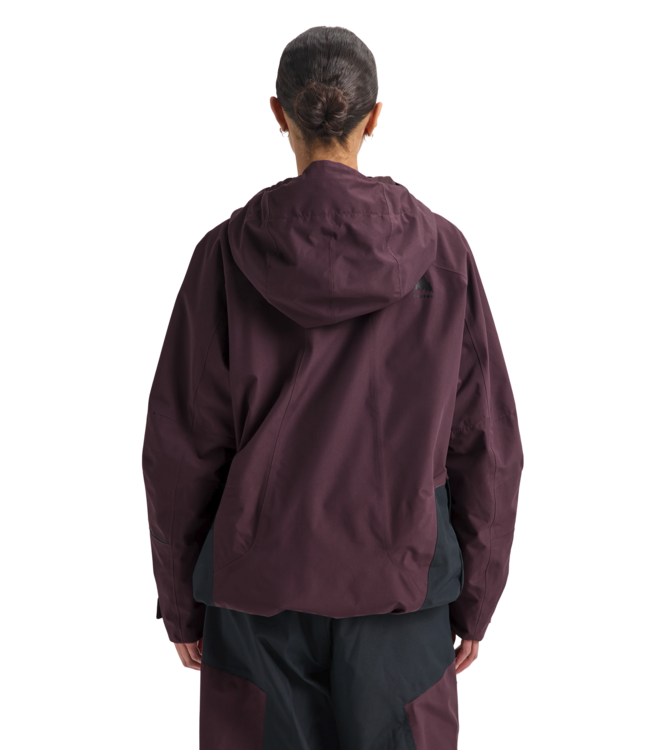 BURTON WOMENS RESERVE RELAX ANORAK JACKET BEAR HUG BROWN TRUE BLACK 2027