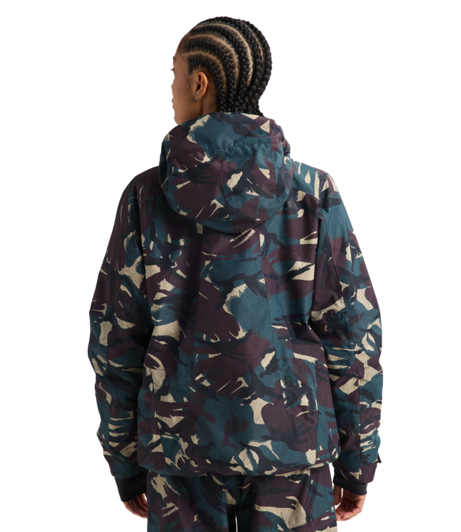 BURTON WOMENS RESERVE RELAX ANORAK JACKET SEERSUCKER CAMO 2027