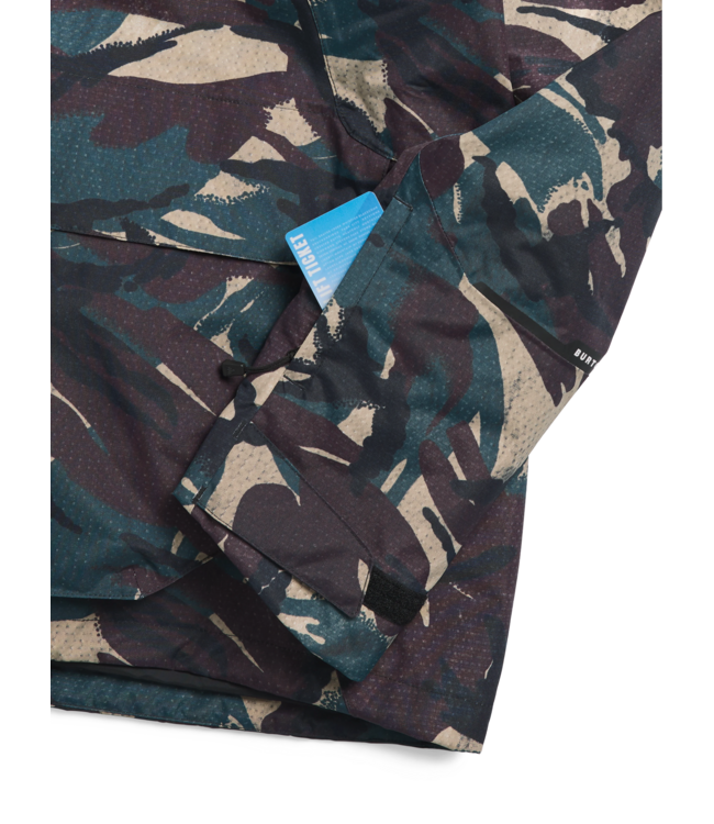 BURTON WOMENS RESERVE RELAX ANORAK JACKET SEERSUCKER CAMO 2027