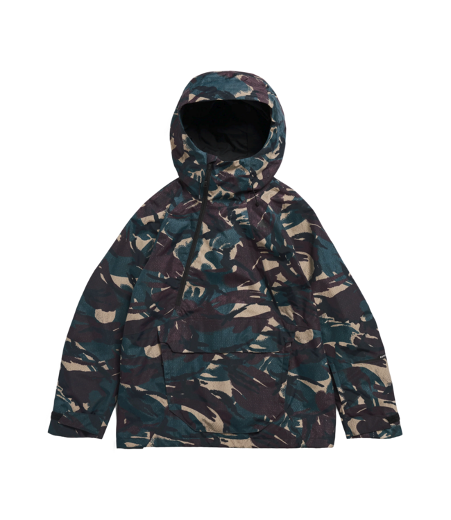 BURTON WOMENS RESERVE RELAX ANORAK JACKET SEERSUCKER CAMO 2027