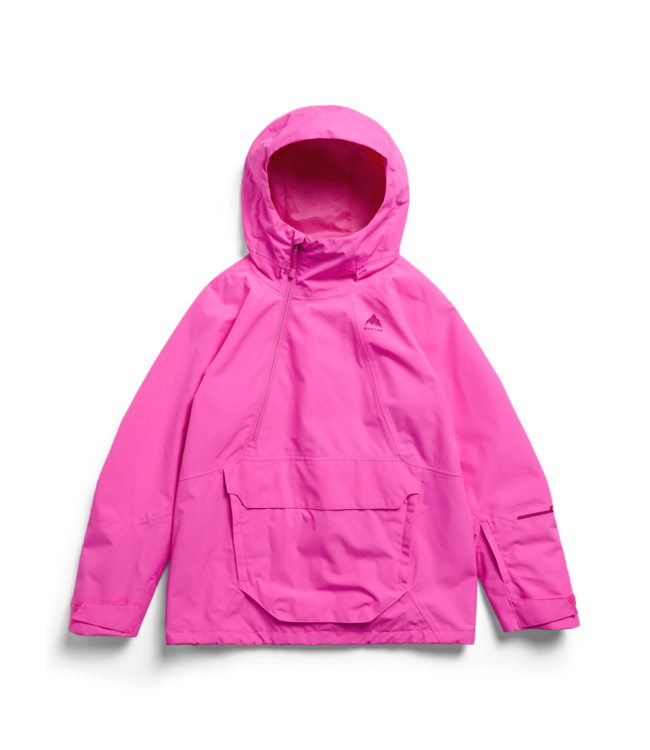 BURTON WOMENS RESERVE RELAX ANORAK JACKET SHOCKWAVE PINK 2027