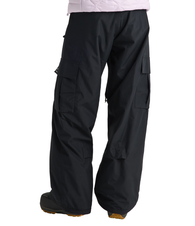 BURTON WOMENS RESERVE BAGGY PANTS TRUE BLACK 2027