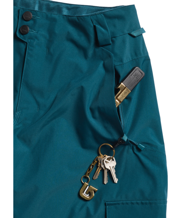 BURTON WOMENS RESERVE BAGGY PANTS ATLANTIC TEAL 2027