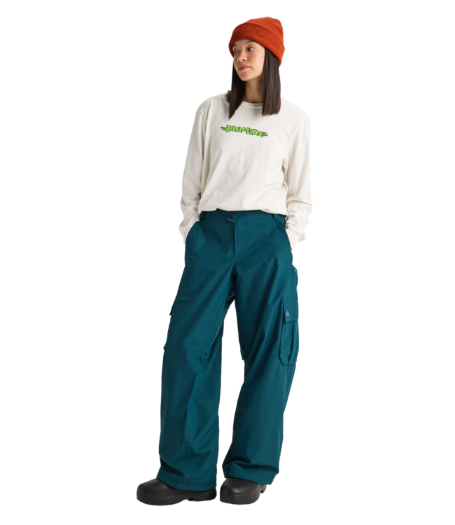 BURTON WOMENS RESERVE BAGGY PANTS ATLANTIC TEAL 2027