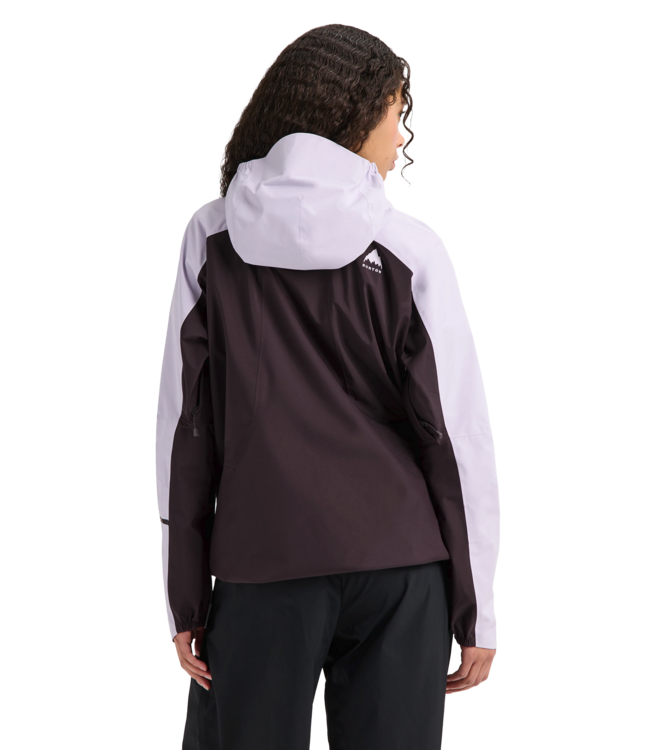 BURTON WOMNS RESERVE 2.5L JACKET MOONDUST PURPLE BEAR HUG BROWN 2027