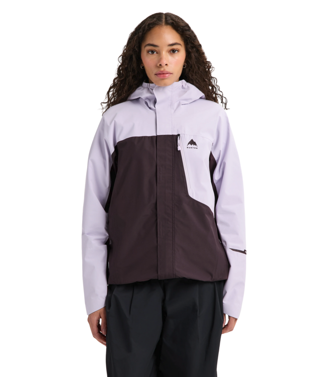 BURTON WOMNS RESERVE 2.5L JACKET MOONDUST PURPLE BEAR HUG BROWN 2027