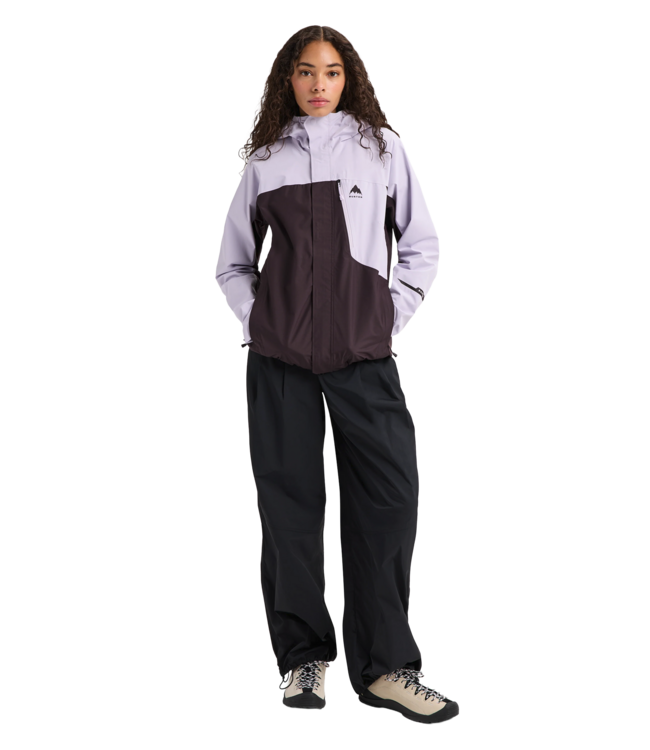 BURTON WOMNS RESERVE 2.5L JACKET MOONDUST PURPLE BEAR HUG BROWN 2027
