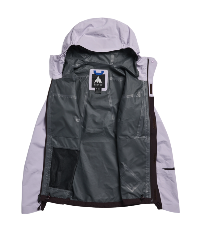 BURTON WOMNS RESERVE 2.5L JACKET MOONDUST PURPLE BEAR HUG BROWN 2027