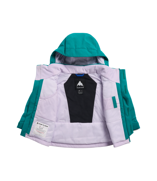 BURTON TODDLER ASCUTNEY JACKET PACIFIC TEAL/MOONDUST PURPLE/TRUE BLACK 2027