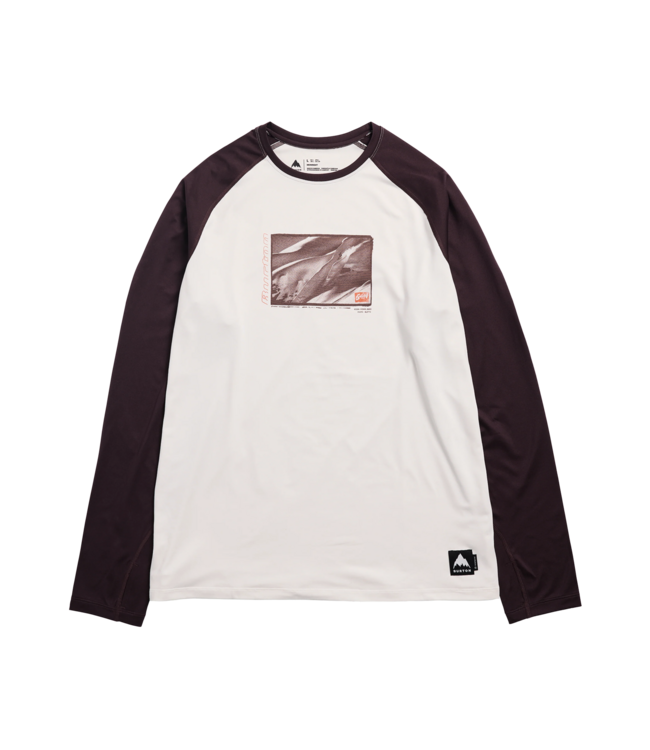 BURTON MENS ROADIE TECH CREW STOUT WHITE/BEAR HUG BROWN 2027