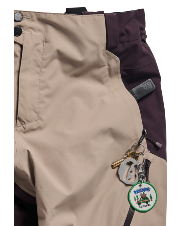 BURTON MENS RESERVE 3 IN 1 PANTS BEAR HUG BROWN SUMMIT TAUPE 2027