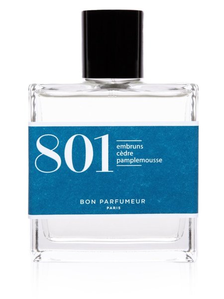 Bon Parfumeur 801 : sea spray / cedar / grapefruit