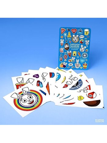 Cartoon Called Life Set of 40 Stickers