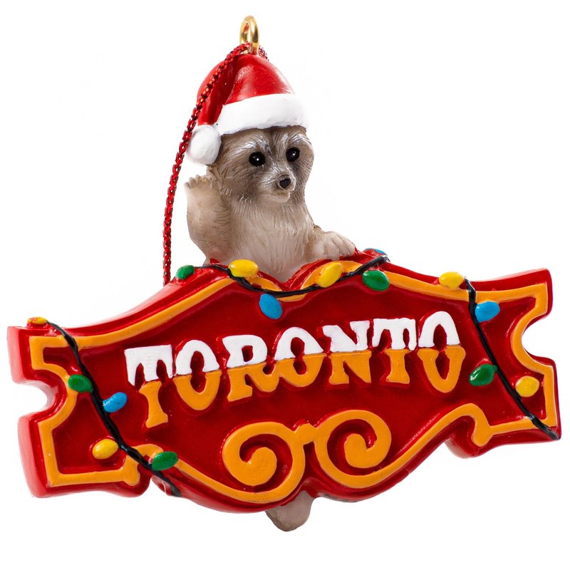 Main and Local Toronto Raccoon Honest Ed Ornament
