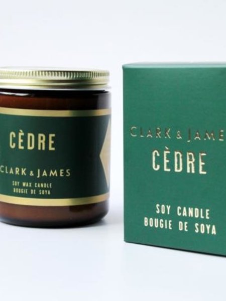 Clark & James Cedre soy candle - Clark & James