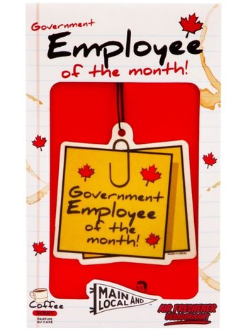 Main and Local Government Employee Of the Month Air Freshener