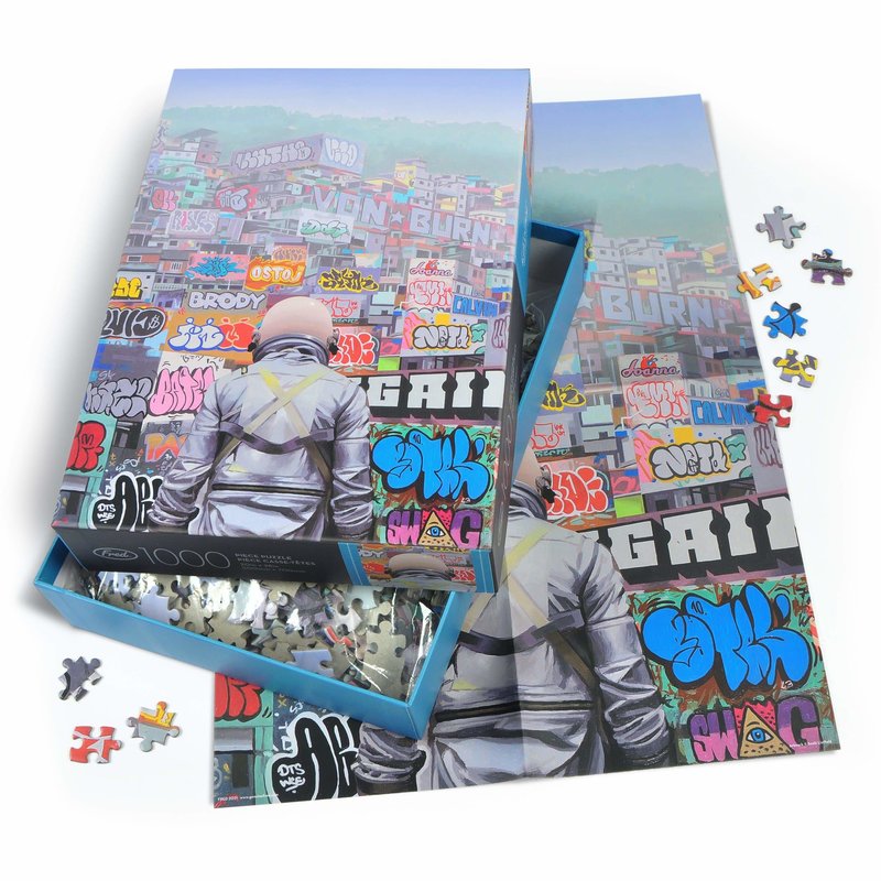 Fred & Friends Graffiti City - 1000pcs puzzle