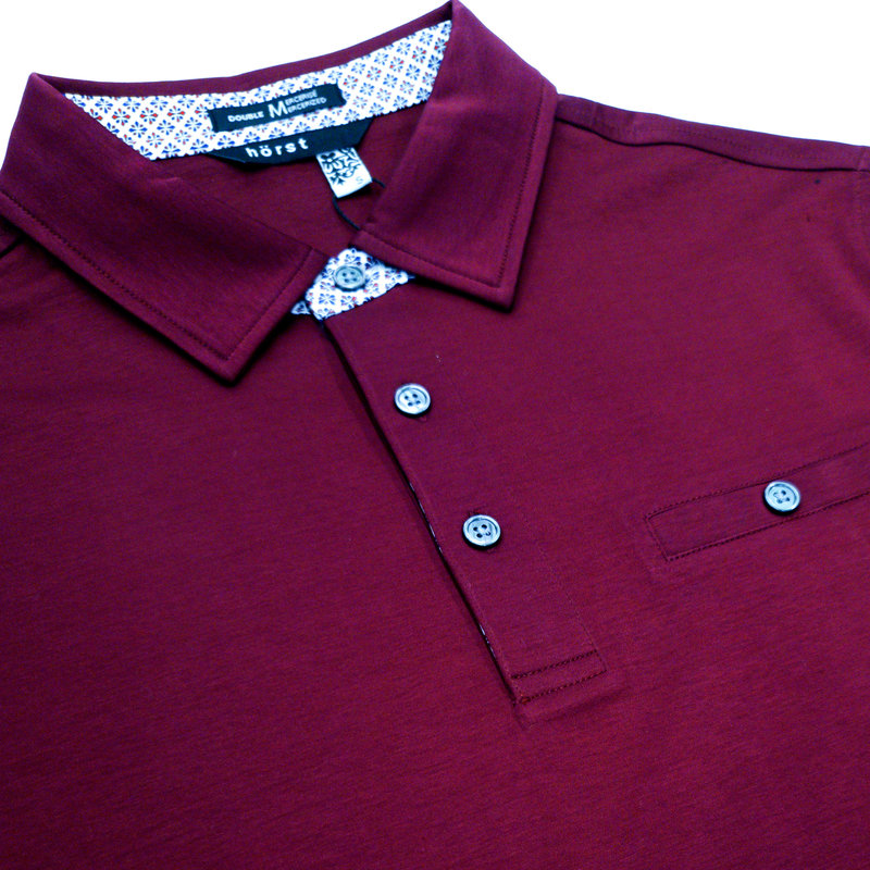 Hörst Red Polo with a pocket