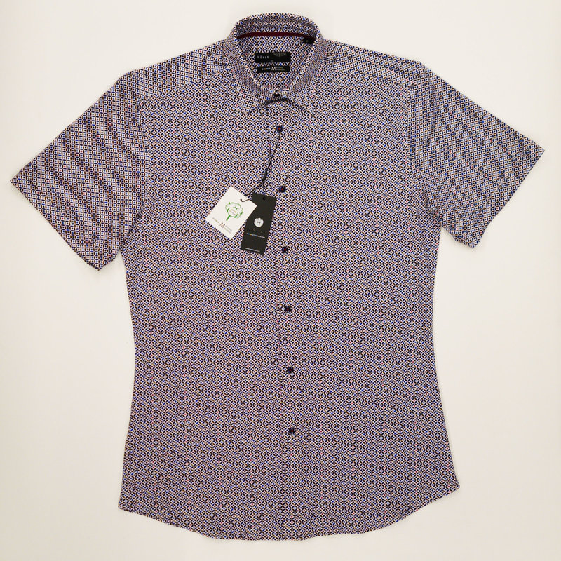 Hörst Short Sleeve Shirt with kaleidoscope pattern